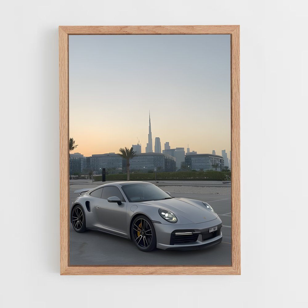 Poster Turbo Cityscape – affiche Porsche (vue 4)